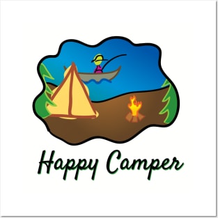 Happy Camper Posters and Art